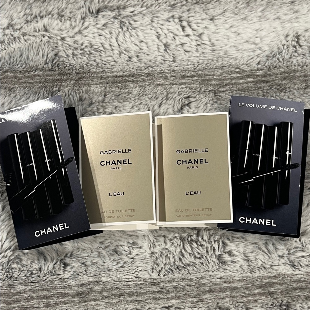 CHANEL Gabrielle L'Eau and Le Volume Set in Black and Cream
